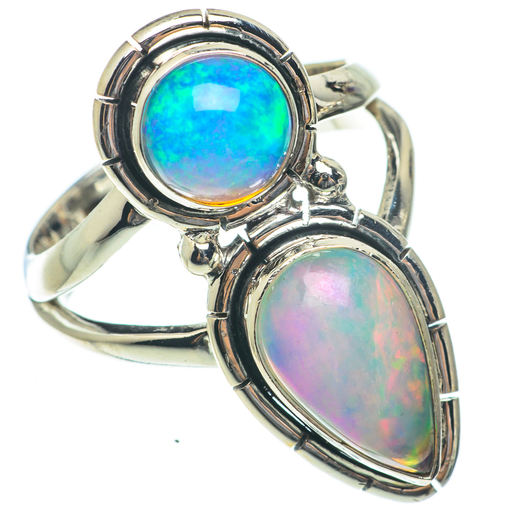 Ethiopian Opal Rings handcrafted by Anasilvercos - RING65177