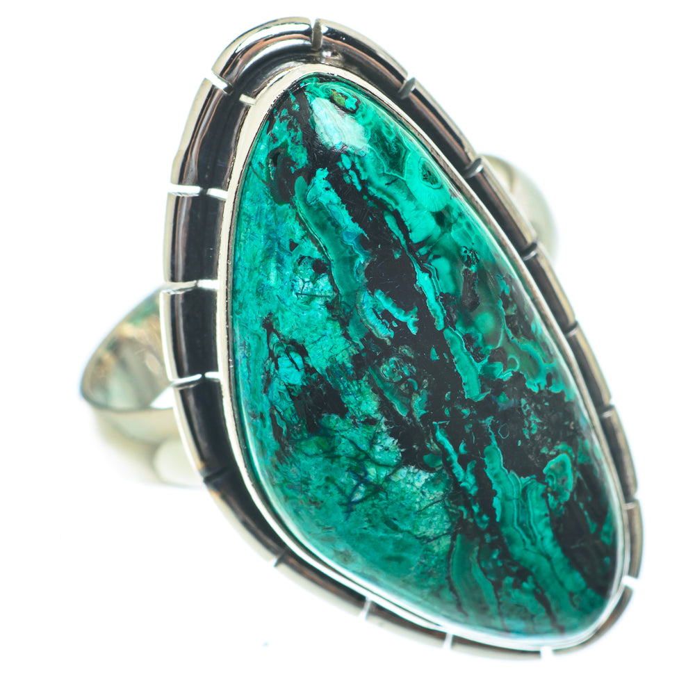 Chrysocolla Rings handcrafted by Anasilvercos - RING65182
