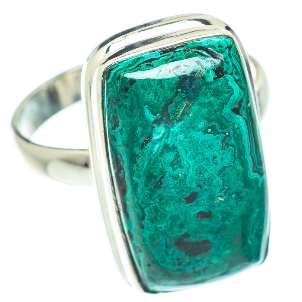 Chrysocolla Rings handcrafted by Anasilvercos - RING65184