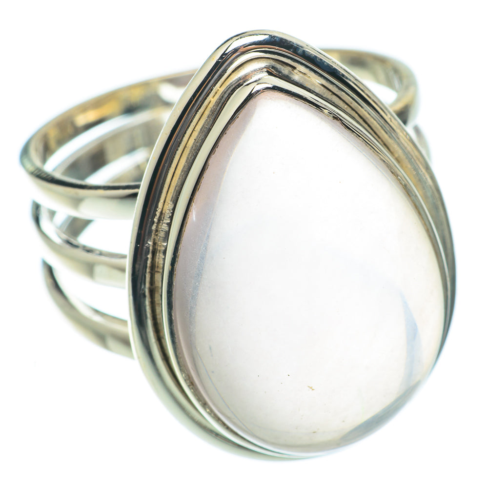 Rose Quartz Rings handcrafted by Anasilvercos - RING65189