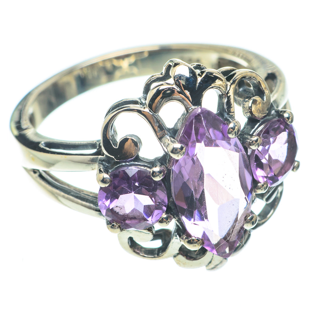 Amethyst Rings handcrafted by Anasilvercos - RING65193