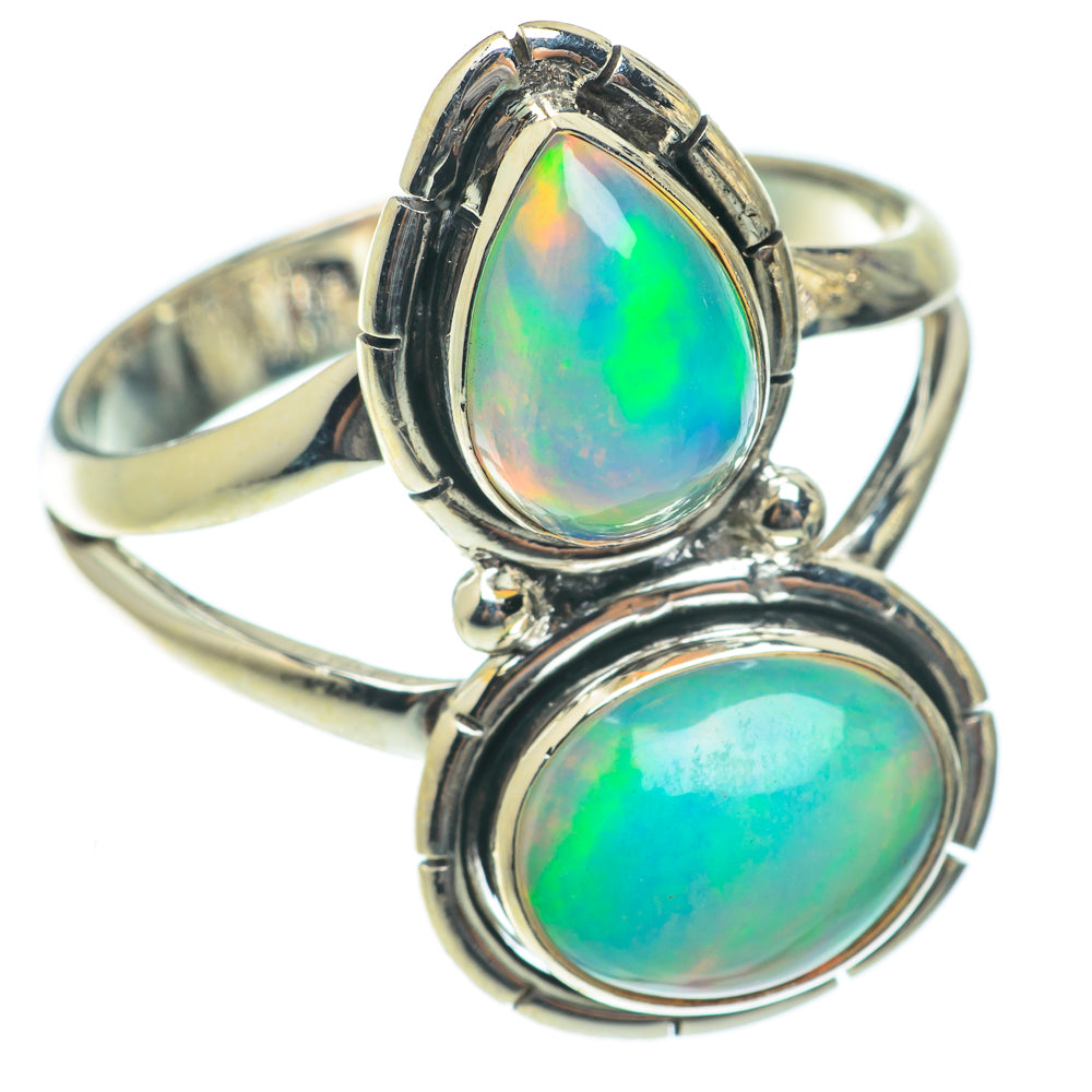 Ethiopian Opal Rings handcrafted by Anasilvercos - RING65204