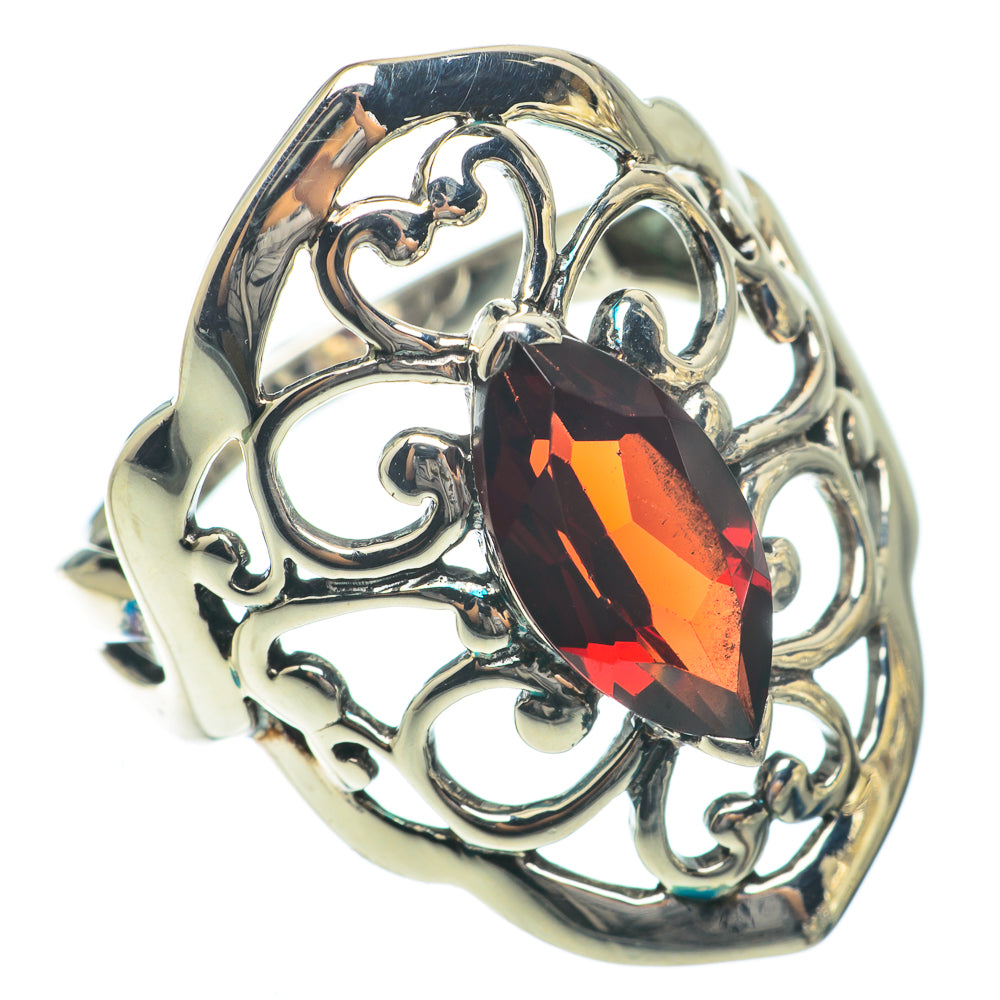 Garnet Rings handcrafted by Anasilvercos - RING65222