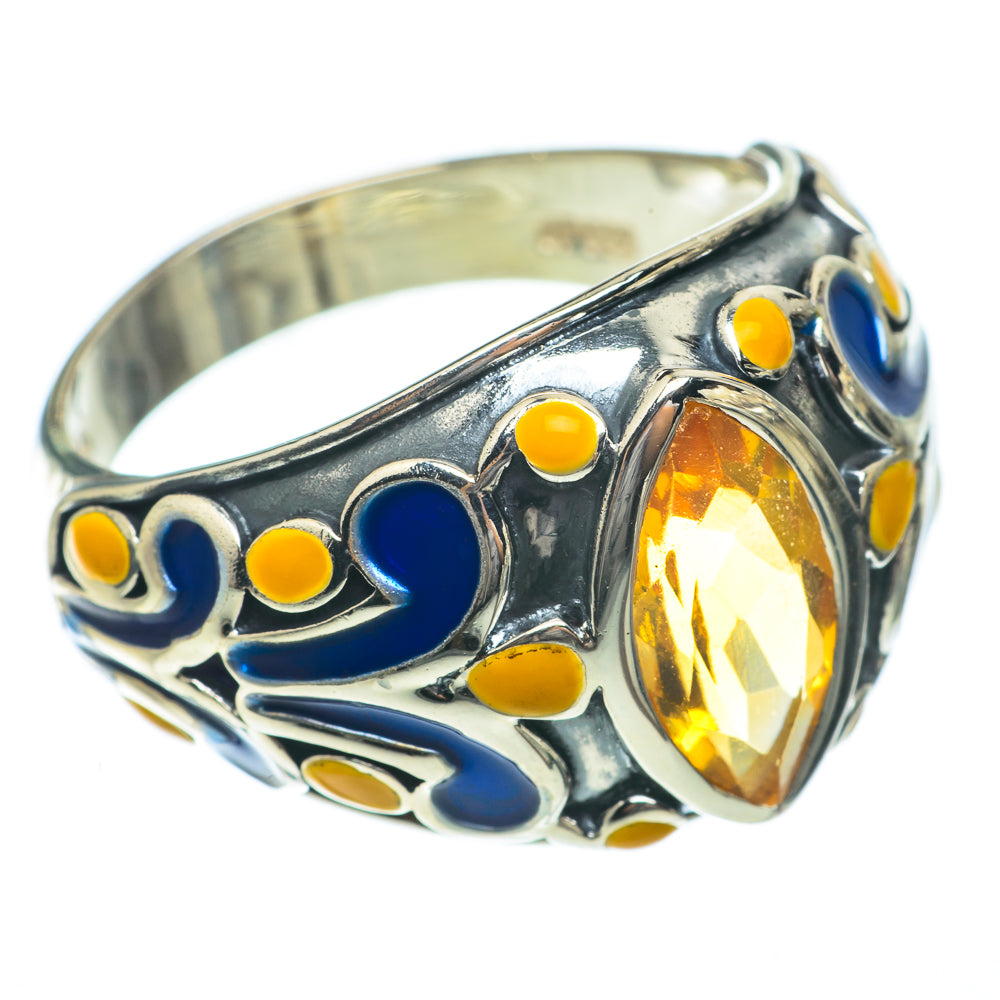 Citrine Rings handcrafted by Anasilvercos - RING65230
