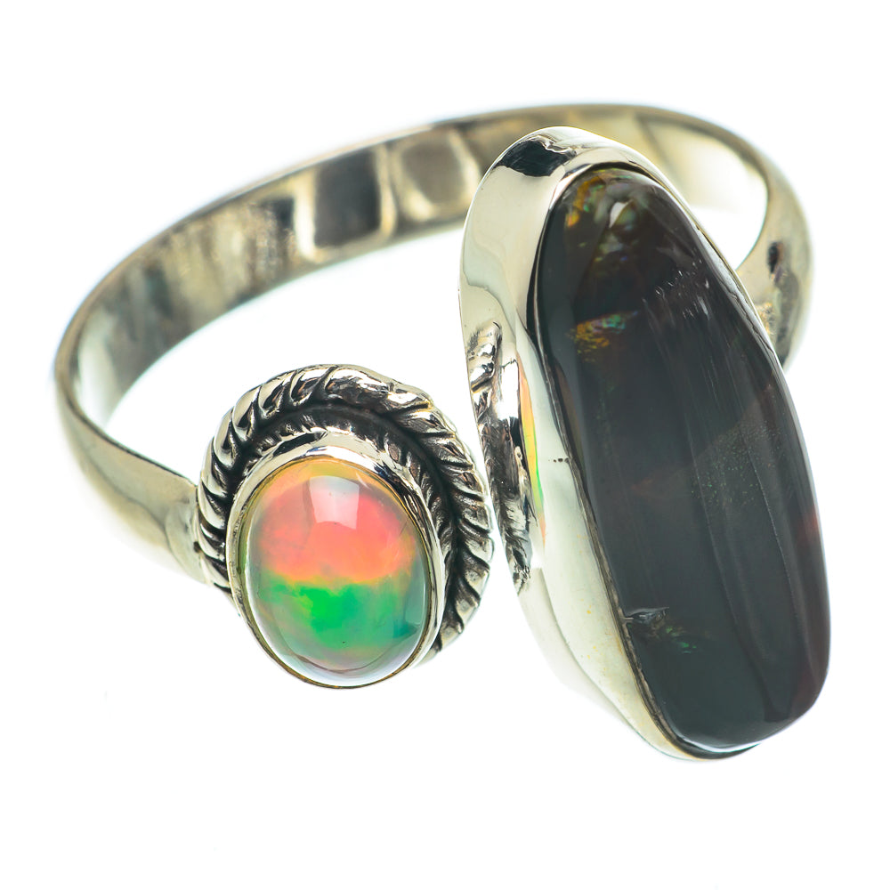 Mexican Fire Agate Rings handcrafted by Anasilvercos - RING65231