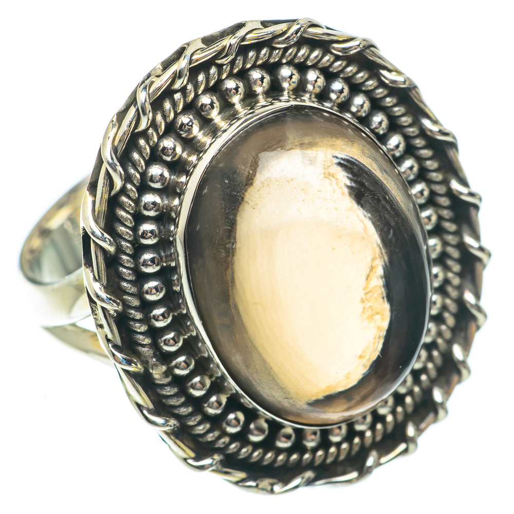 Smoky Quartz Rings handcrafted by Anasilvercos - RING65241
