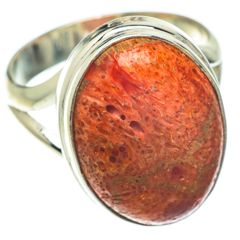 Sponge Coral Rings handcrafted by Anasilvercos - RING65244