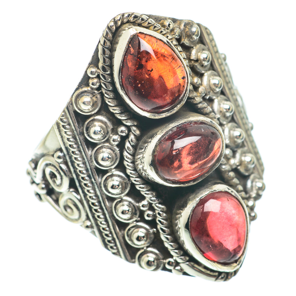 Garnet Rings handcrafted by Anasilvercos - RING65248