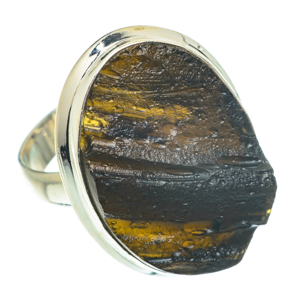 Tektite Rings handcrafted by Anasilvercos - RING65252