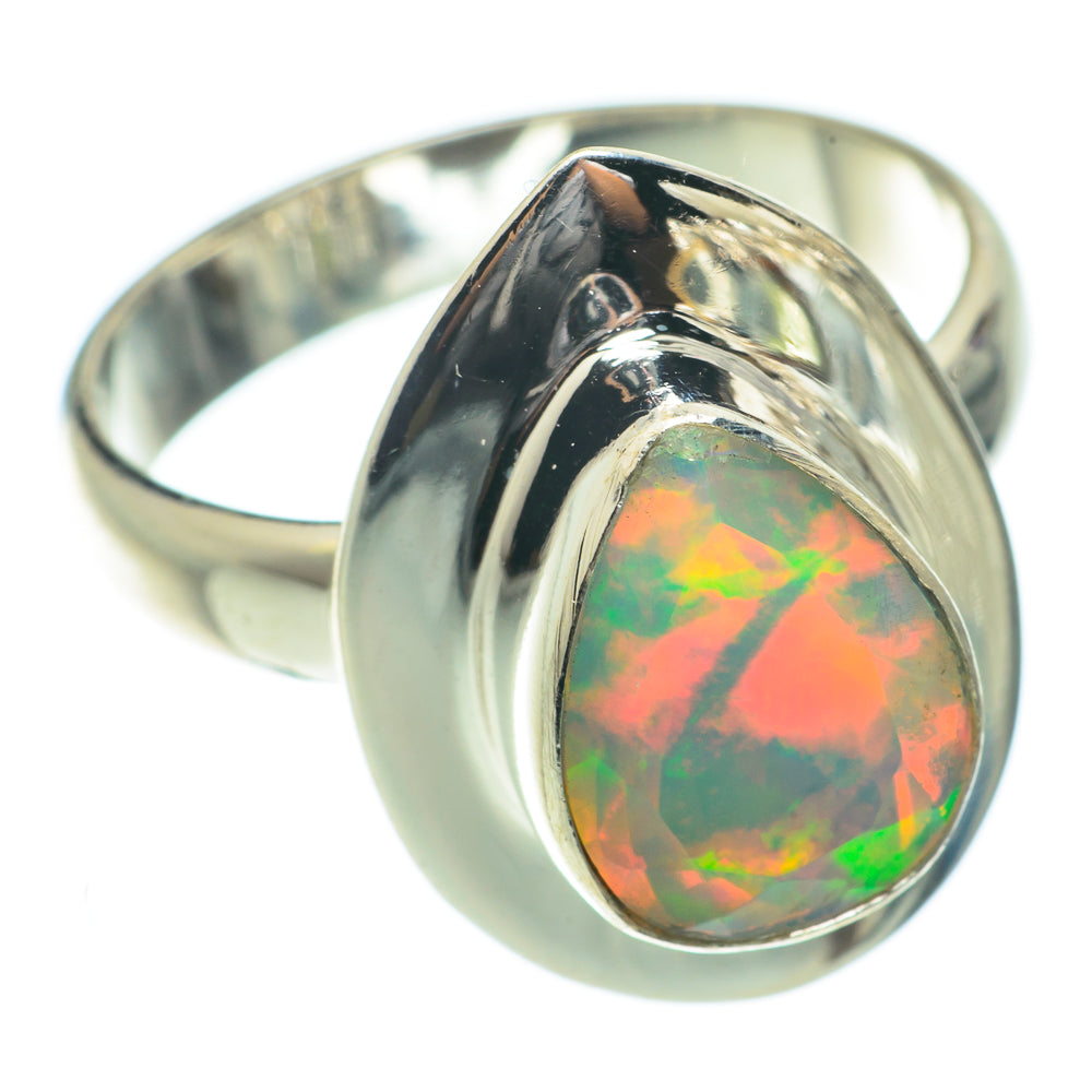 Ethiopian Opal Rings handcrafted by Anasilvercos - RING65257