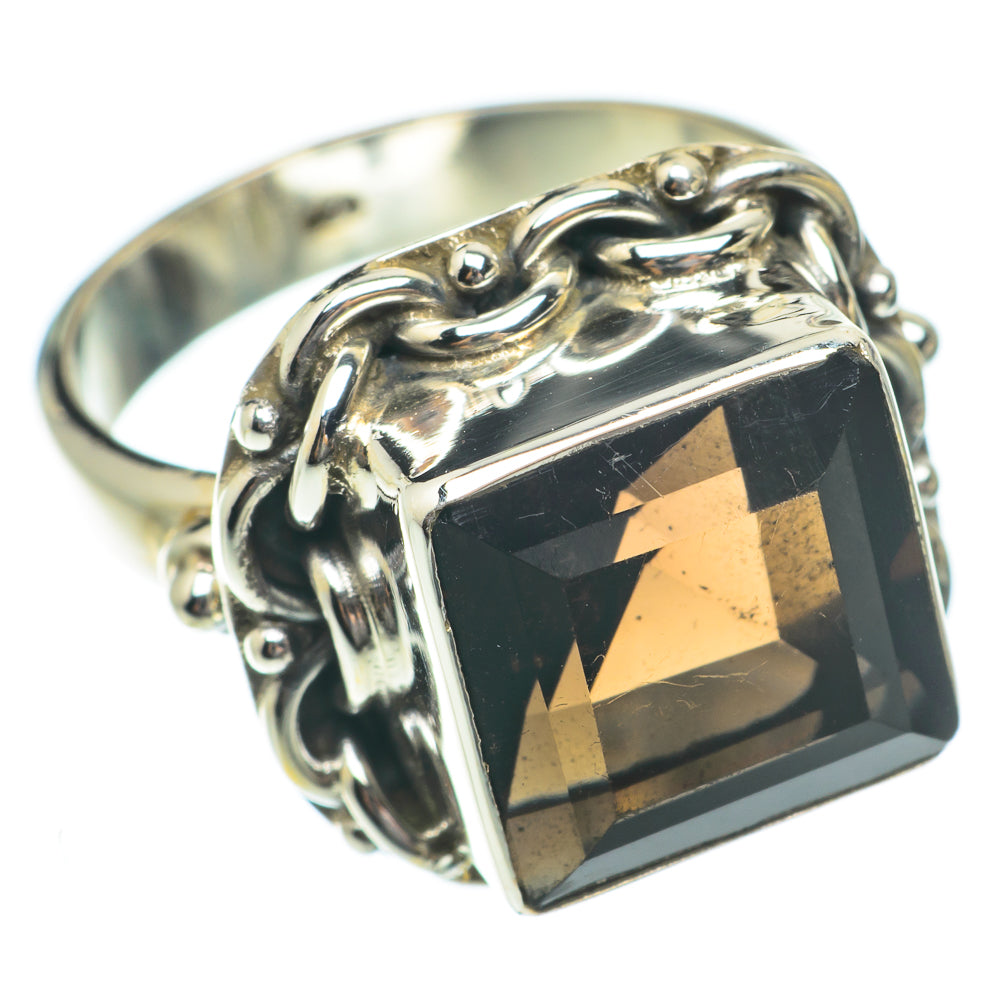 Smoky Quartz Rings handcrafted by Anasilvercos - RING65267