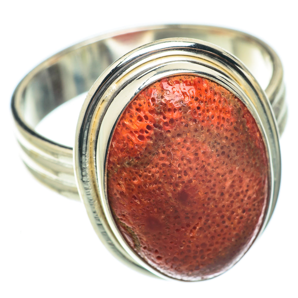 Sponge Coral Rings handcrafted by Anasilvercos - RING65269