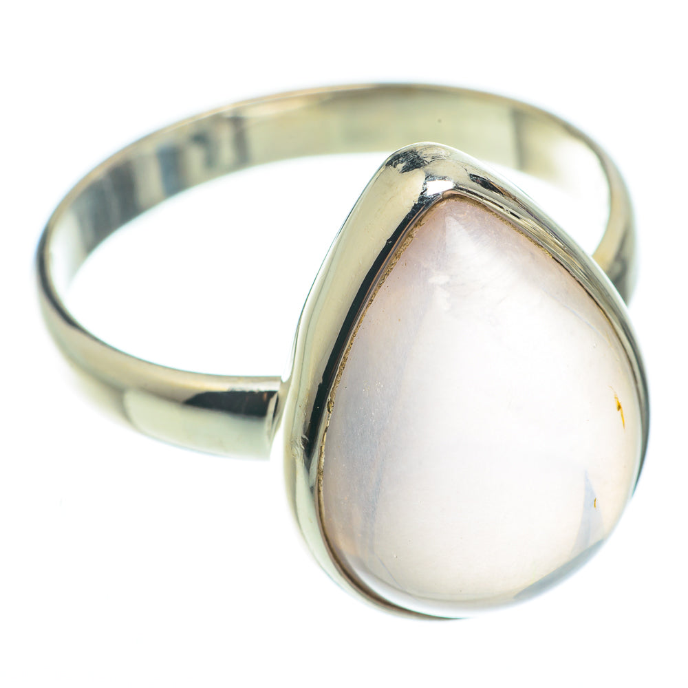 Rose Quartz Rings handcrafted by Anasilvercos - RING65271