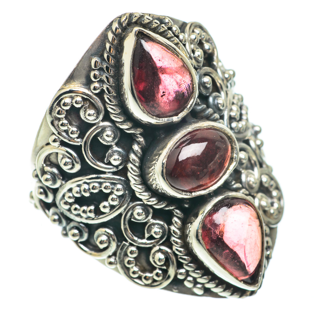 Garnet Rings handcrafted by Anasilvercos - RING65273