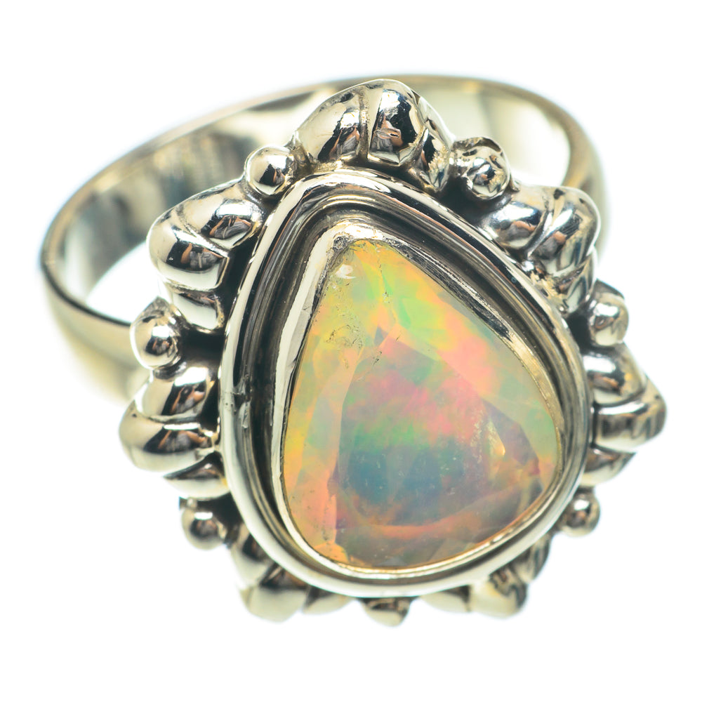 Ethiopian Opal Rings handcrafted by Anasilvercos - RING65281