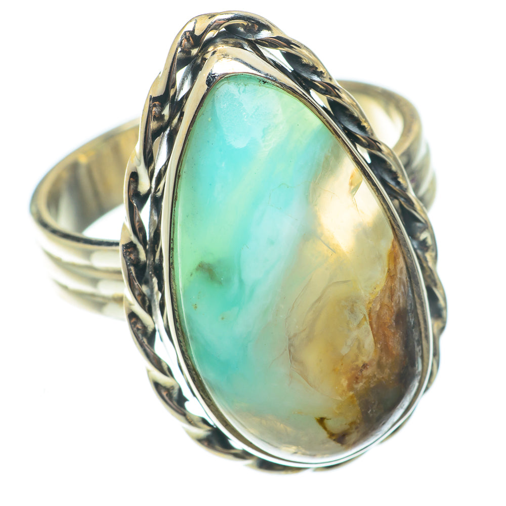 Peruvian Opal Rings handcrafted by Anasilvercos - RING65285