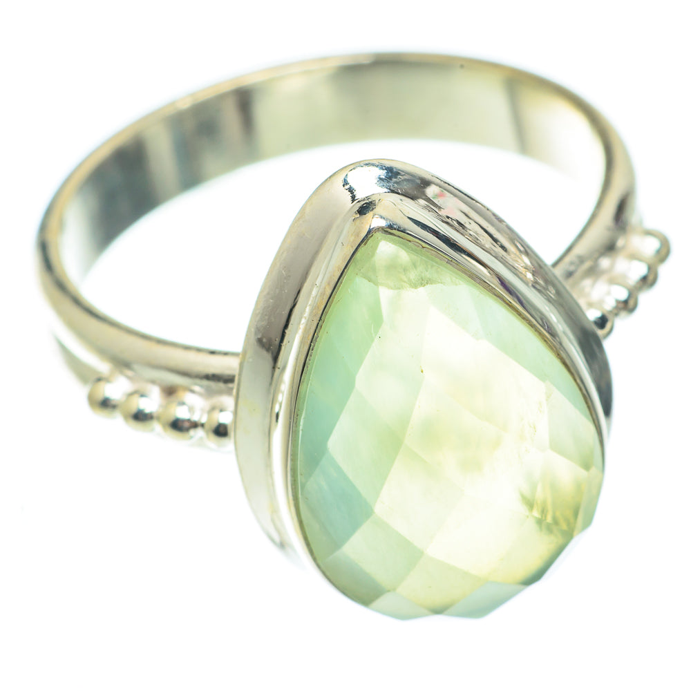 Prehnite Rings handcrafted by Anasilvercos - RING65288