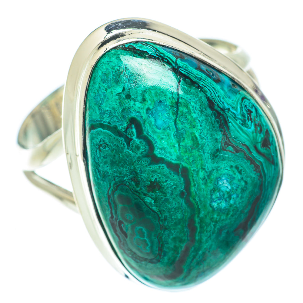 Chrysocolla Rings handcrafted by Anasilvercos - RING65289