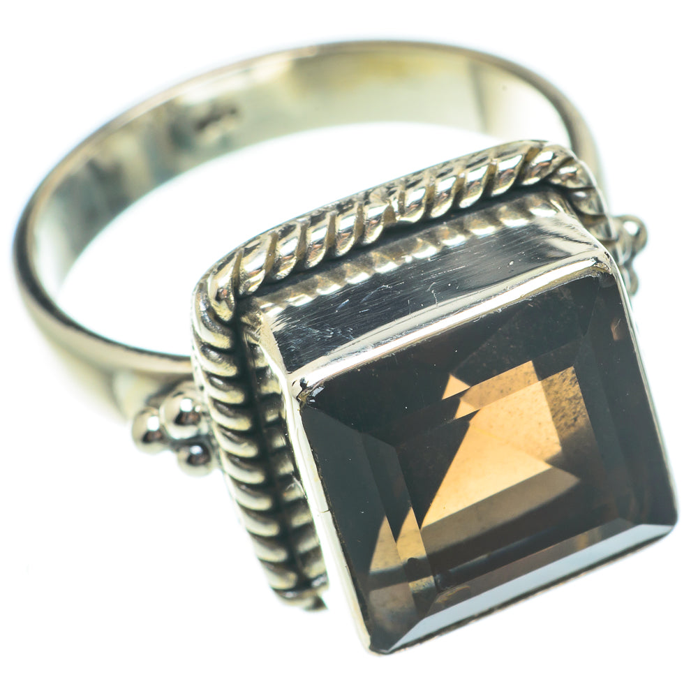 Smoky Quartz Rings handcrafted by Anasilvercos - RING65290
