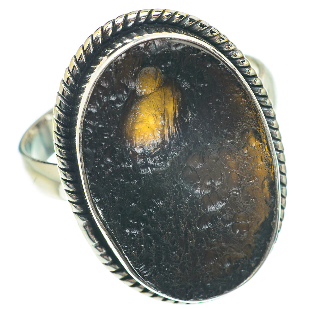 Tektite Rings handcrafted by Anasilvercos - RING65299