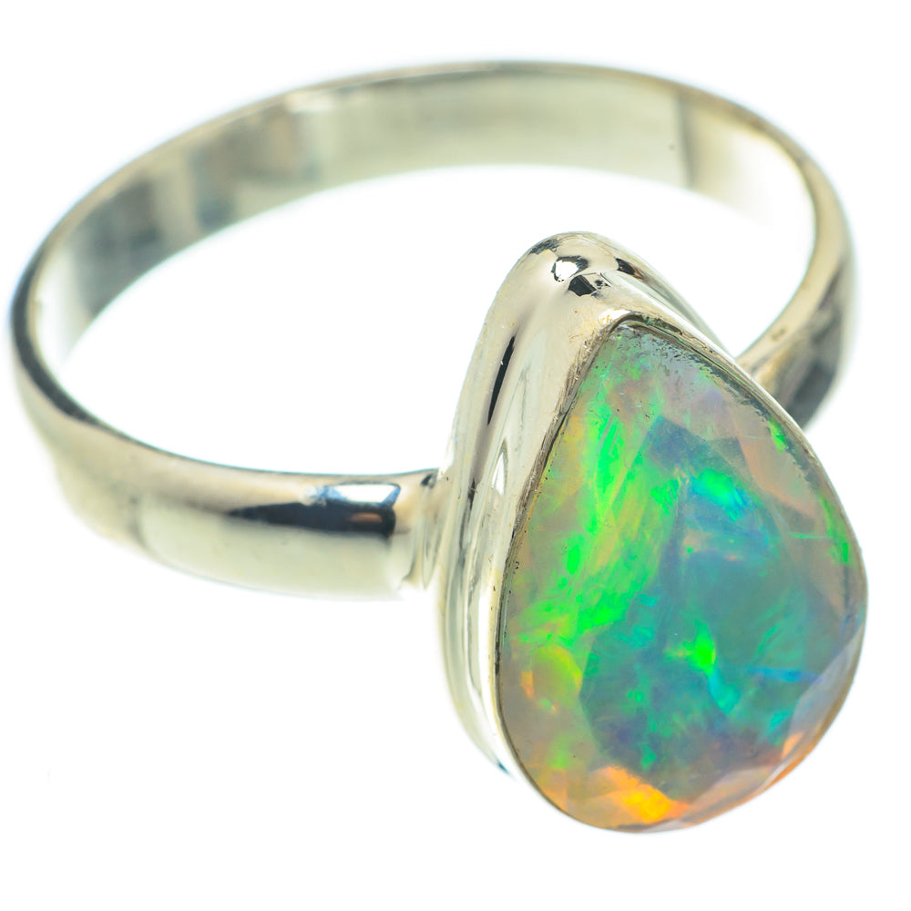 Ethiopian Opal Rings handcrafted by Anasilvercos - RING65302