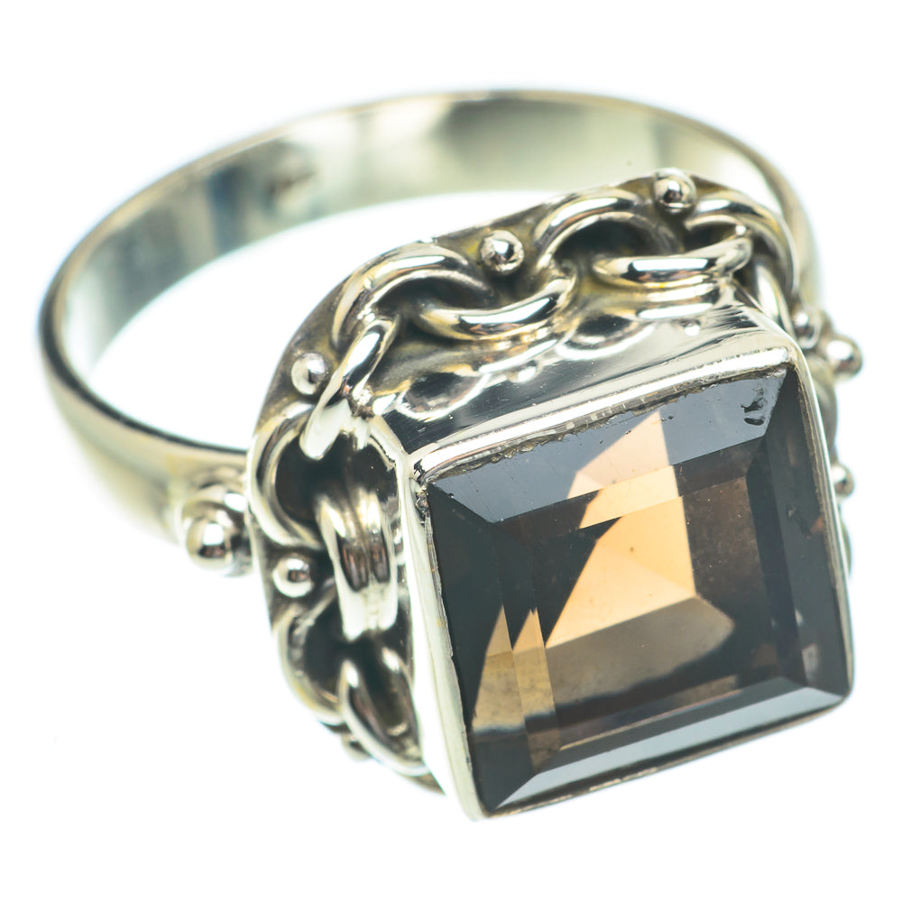 Smoky Quartz Rings handcrafted by Anasilvercos - RING65312