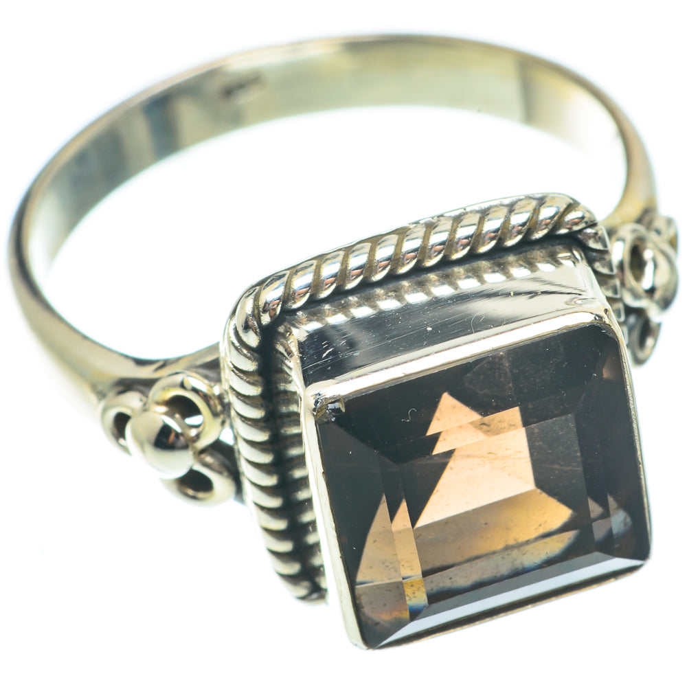 Smoky Quartz Rings handcrafted by Anasilvercos - RING65313