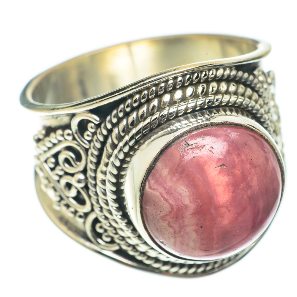 Rhodochrosite Rings handcrafted by Anasilvercos - RING65317