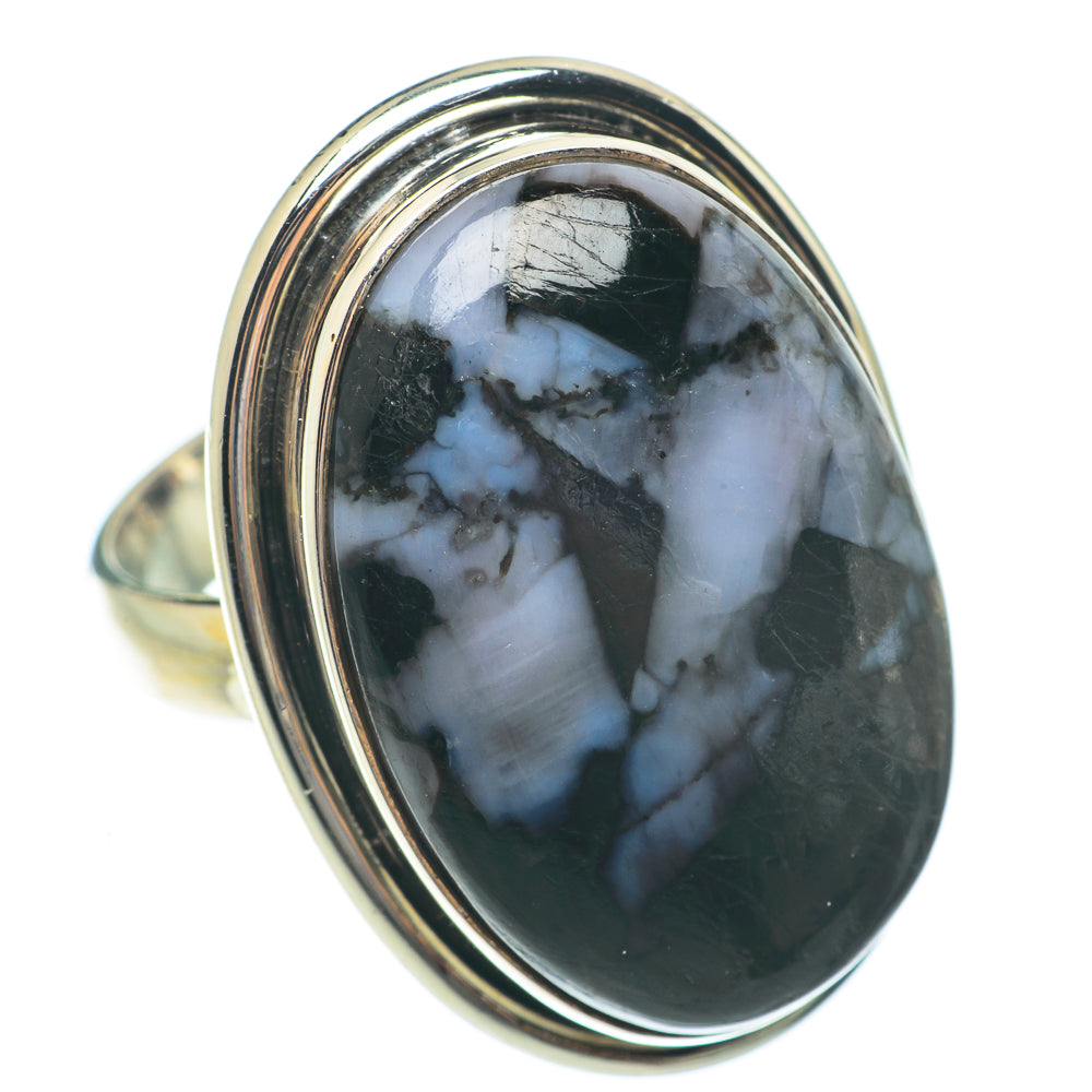 Gabbro Stone Rings handcrafted by Anasilvercos - RING65320