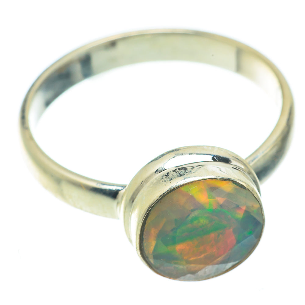 Ethiopian Opal Rings handcrafted by Anasilvercos - RING65324