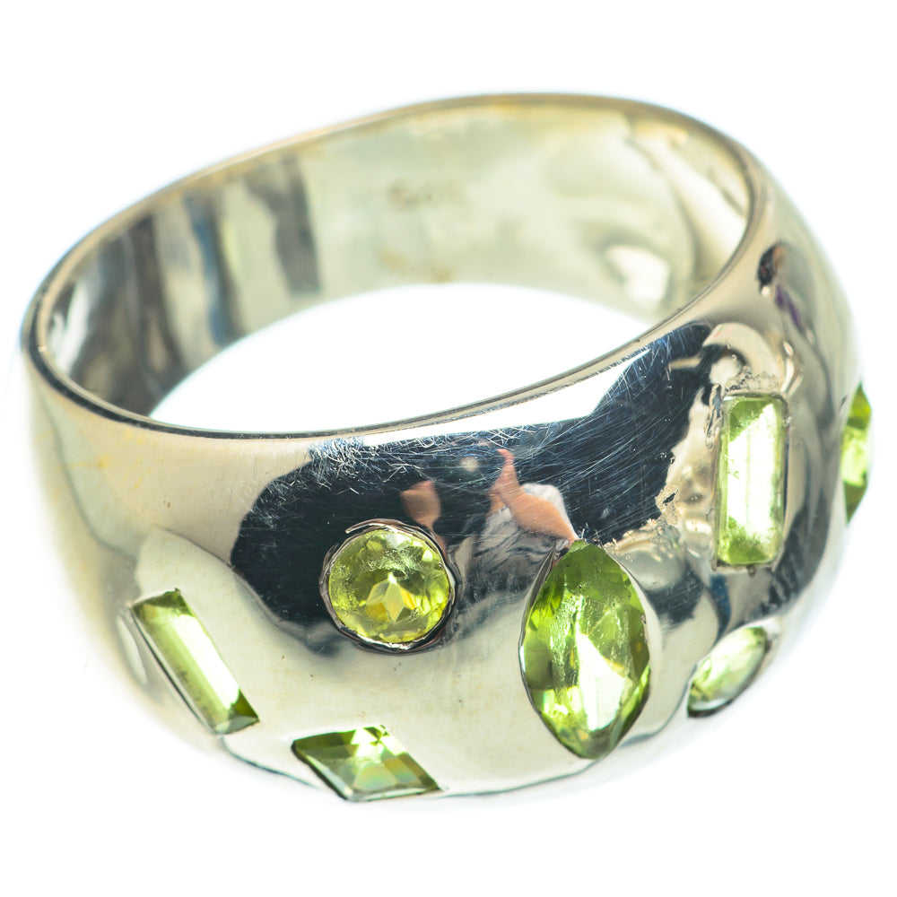 Peridot Rings handcrafted by Anasilvercos - RING65331