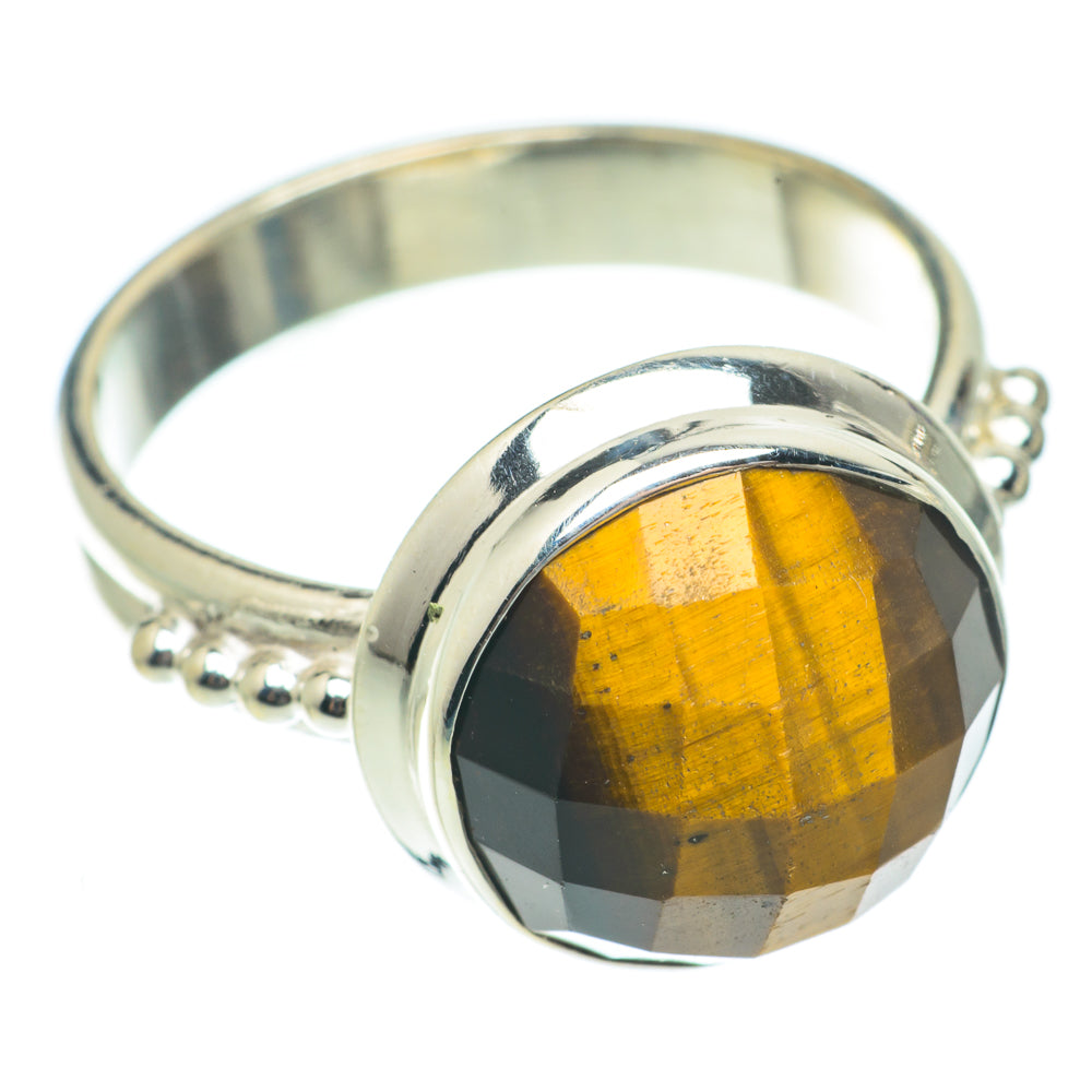 Tiger Eye Rings handcrafted by Anasilvercos - RING65332