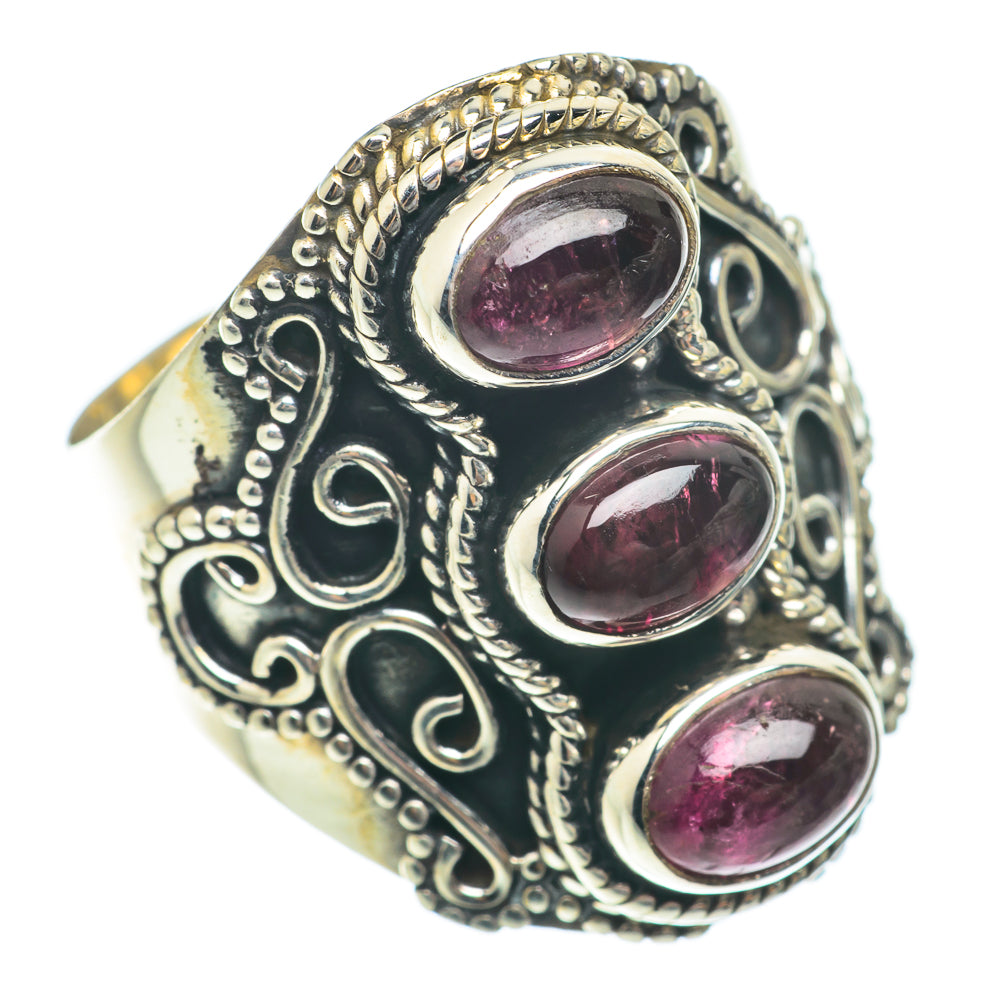 Garnet Rings handcrafted by Anasilvercos - RING65338