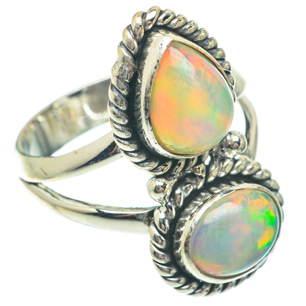 Ethiopian Opal Rings handcrafted by Anasilvercos - RING65345