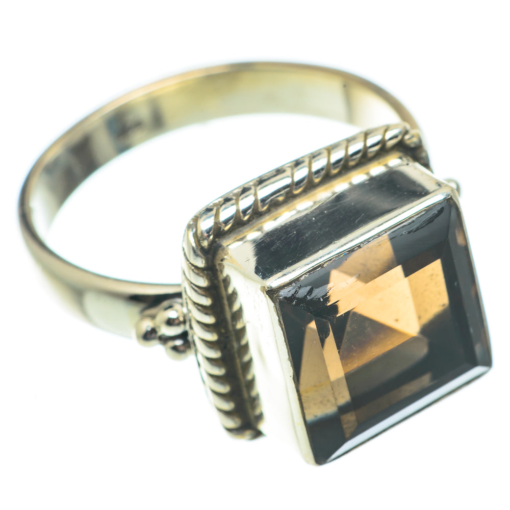 Smoky Quartz Rings handcrafted by Anasilvercos - RING65348