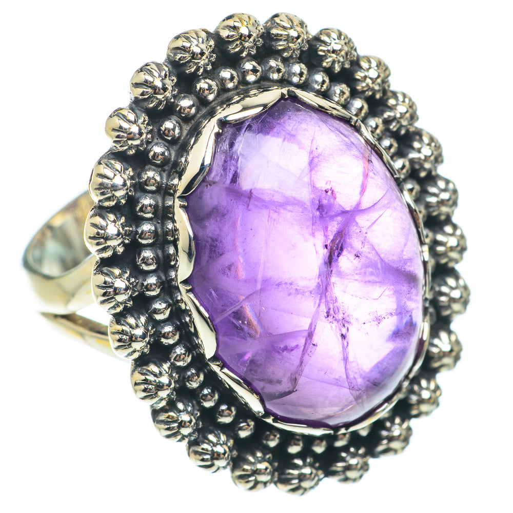 Amethyst Rings handcrafted by Anasilvercos - RING65358