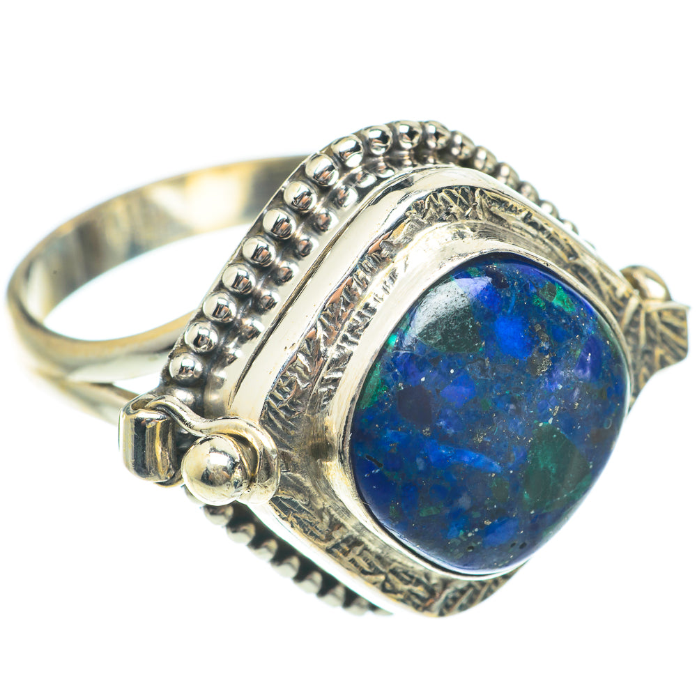 Azurite Rings handcrafted by Anasilvercos - RING65368
