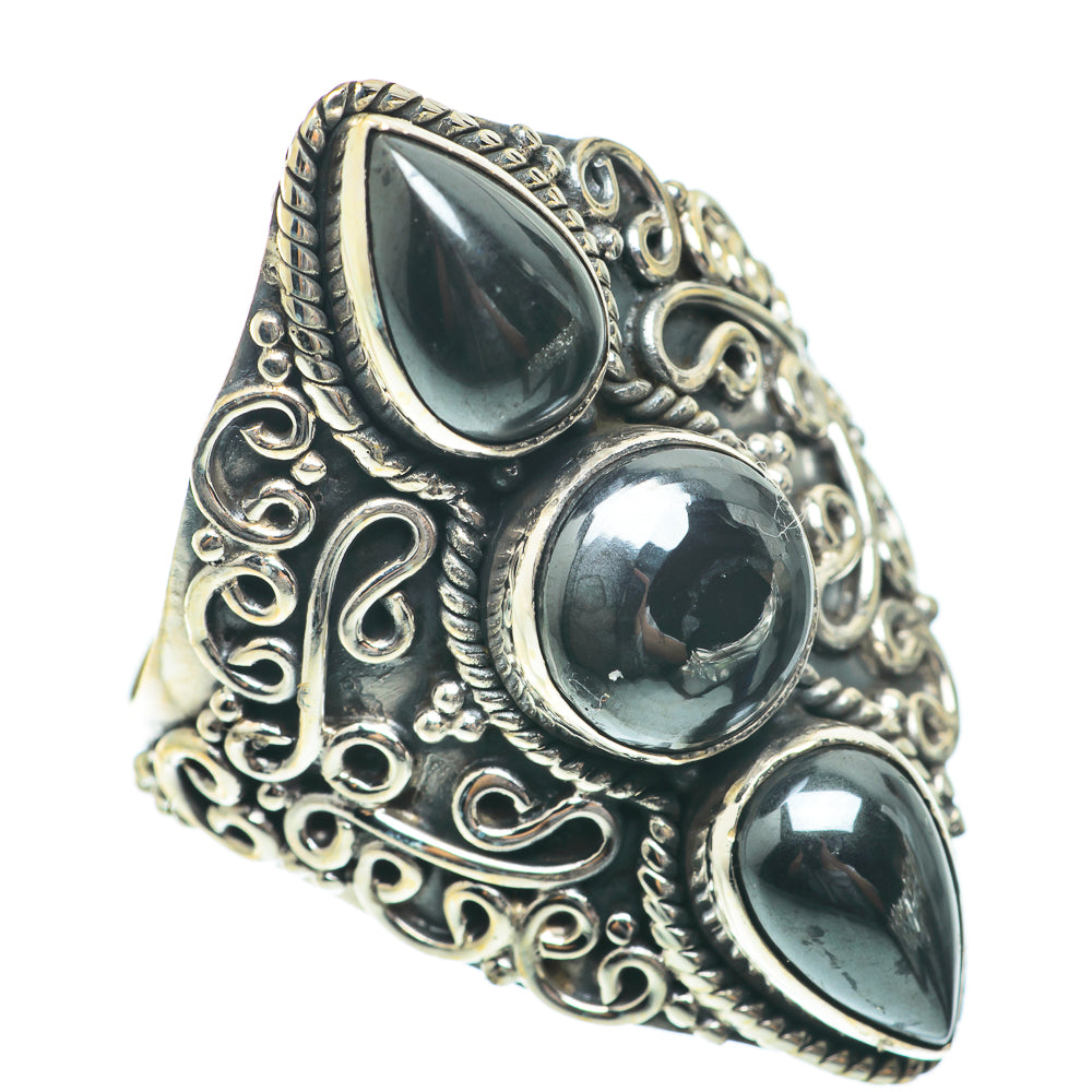 Hematite Rings handcrafted by Anasilvercos - RING65372