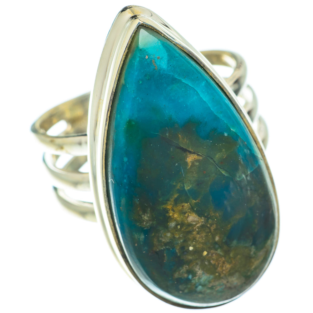 Chrysocolla Rings handcrafted by Anasilvercos - RING65373