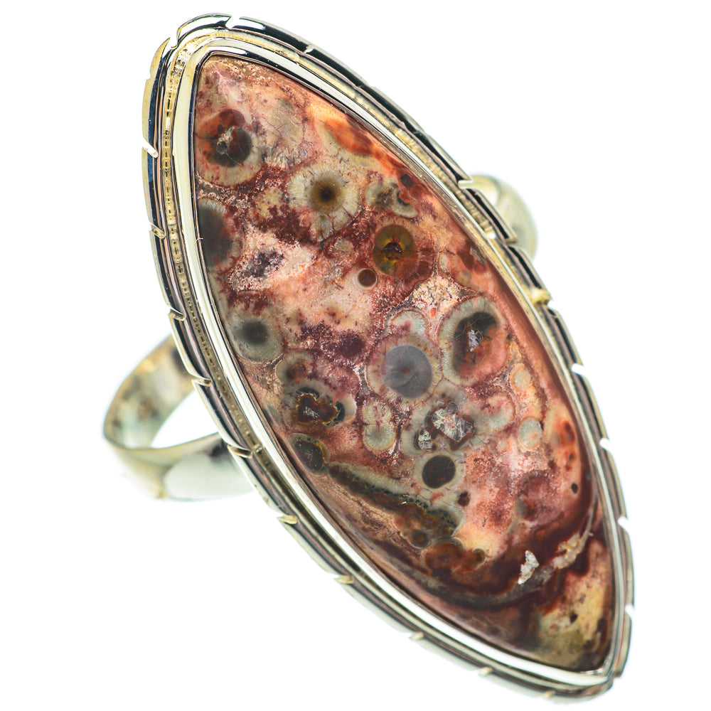 Poppy Jasper Rings handcrafted by Anasilvercos - RING65381