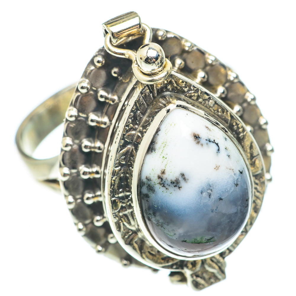 Rainbow Moonstone Rings handcrafted by Anasilvercos - RING65397