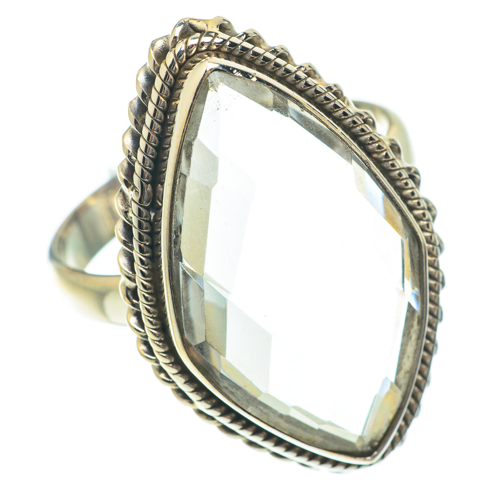 White Quartz Rings handcrafted by Anasilvercos - RING65405