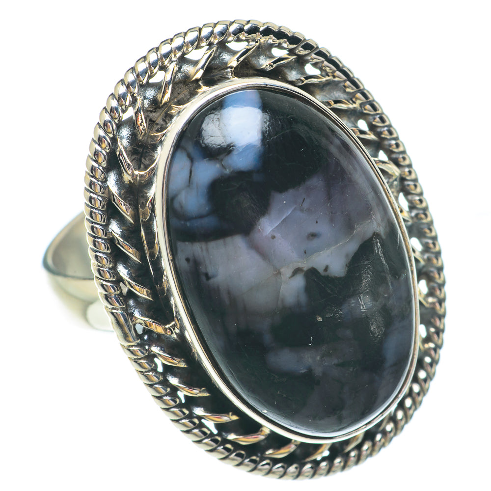 Gabbro Stone Rings handcrafted by Anasilvercos - RING65422