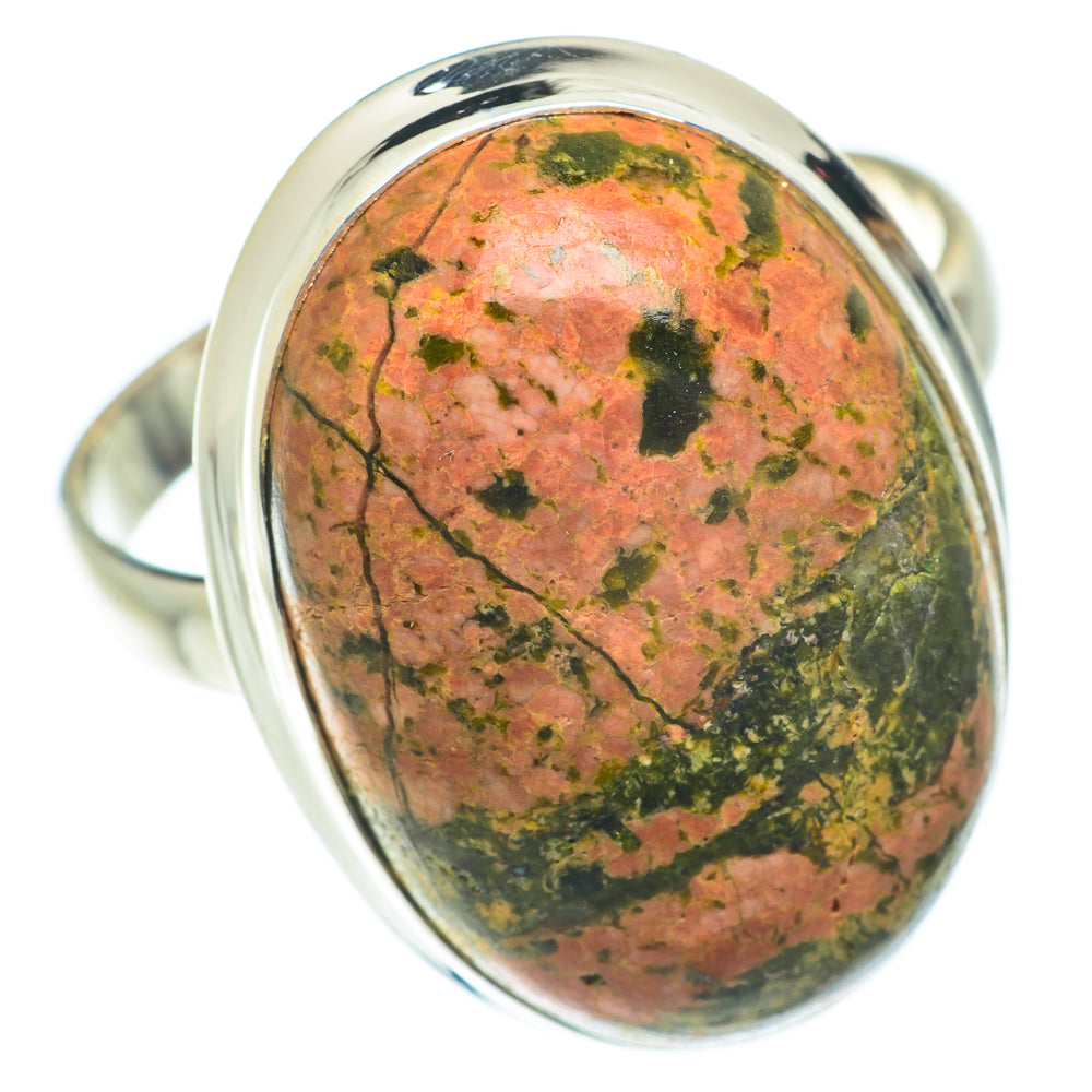 Unakite Rings handcrafted by Anasilvercos - RING65426