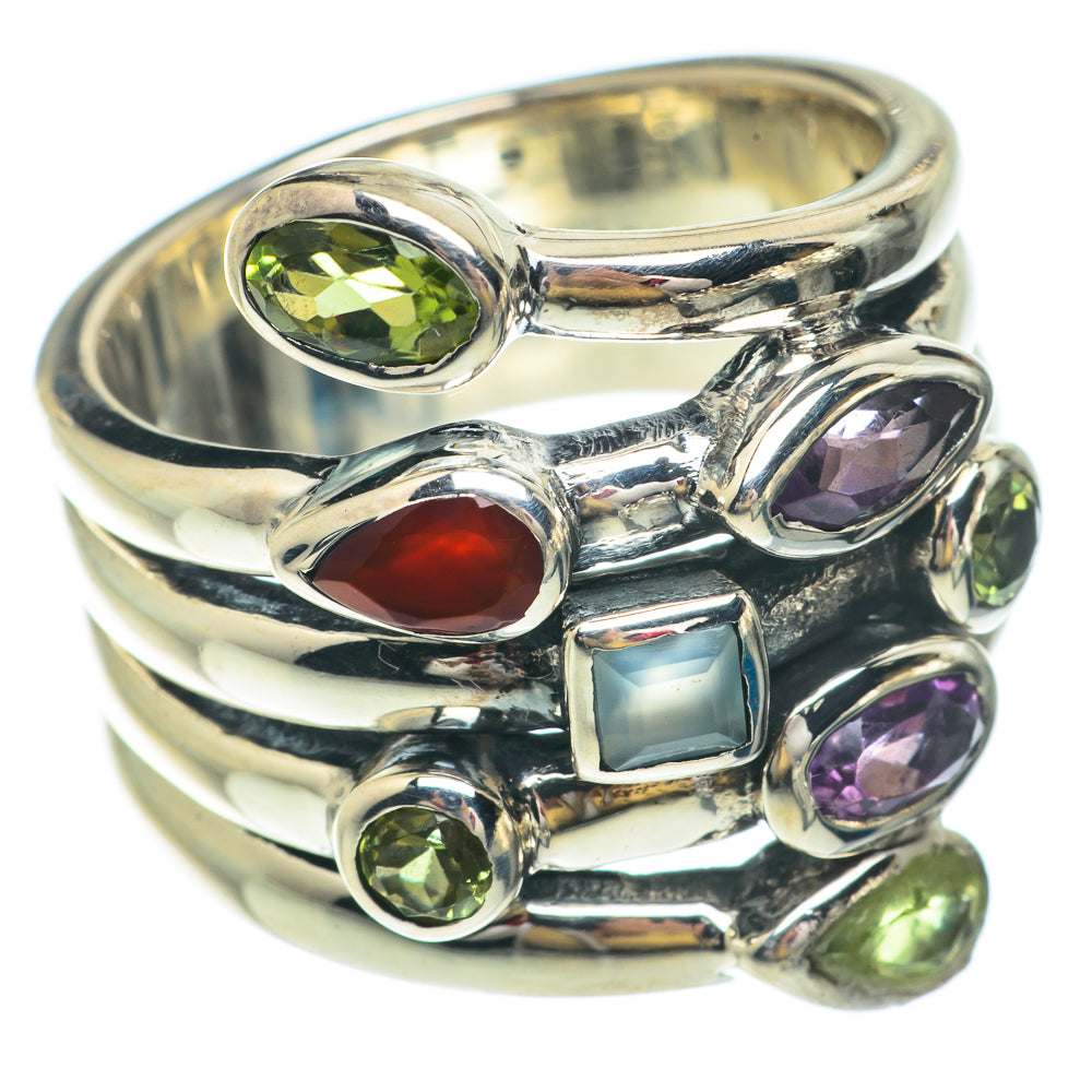 Garnet Rings handcrafted by Anasilvercos - RING65427