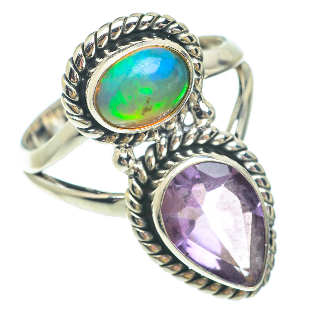 Amethyst Rings handcrafted by Anasilvercos - RING65430