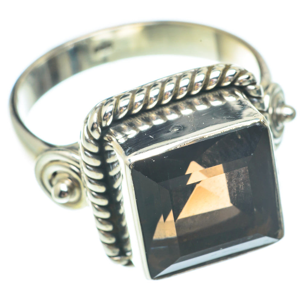 Smoky Quartz Rings handcrafted by Anasilvercos - RING65441