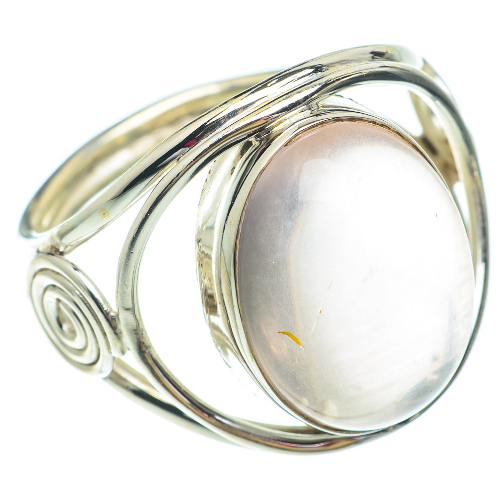 Rose Quartz Rings handcrafted by Anasilvercos - RING65444