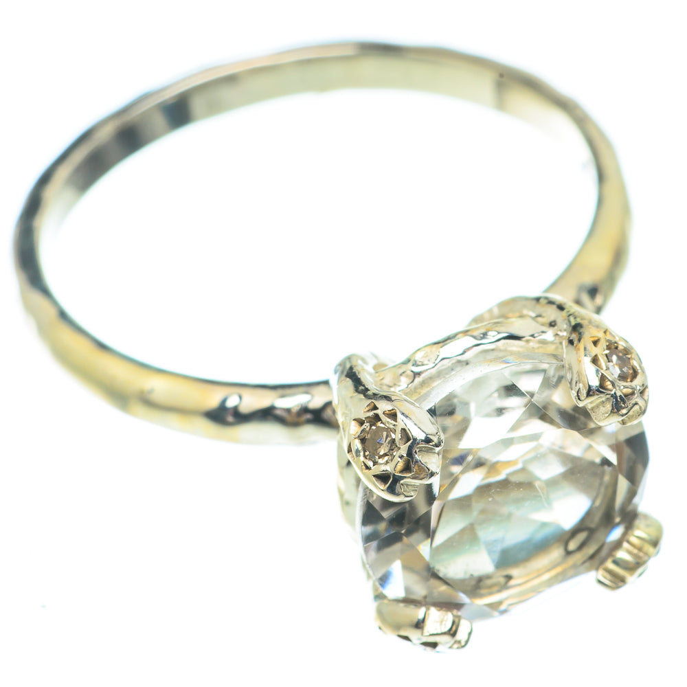 White Quartz Rings handcrafted by Anasilvercos - RING65450