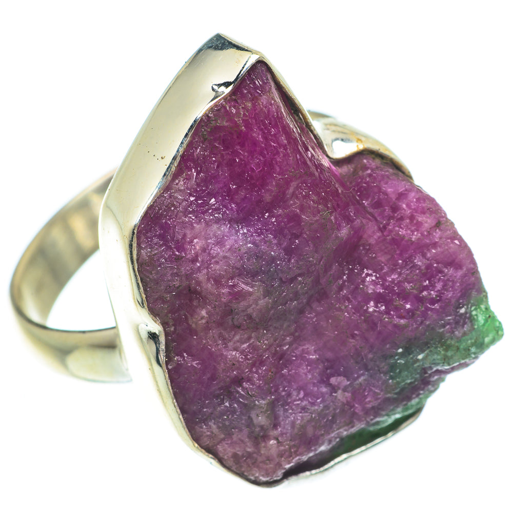 Ruby Zoisite Rings handcrafted by Anasilvercos - RING65452